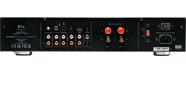 Musical Fidelity B1xi Integrated Amplifier - Rear
