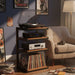 NorStone Esse HiFi Vinyl Stand - Walnut