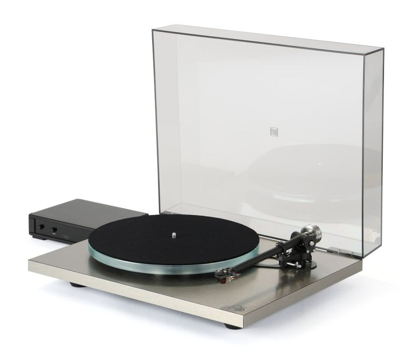 Rega Planar 6 RS Edition - brushed metallic aluminium plinth